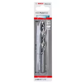 Kierreporanterä Bosch HSS Twist Drill Bits PointTeQ 8,5 mm
