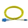BlueOptics 047202G512000002M-BO Duplex-valokuitupatch-kaapeli (Corning-yhteensopiva), LC-UPC/SC-UPC, singlemode G.657.A1 9/125 µm, 2 m