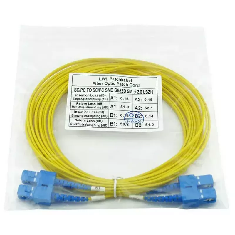 Kuituoptinen kaapeli BlueOptics CAB-SMF-SC-SC-15 15 m G.657.A1 SC SC