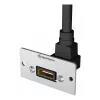 Kindermann Konnect 50 alu HDMI-liitäntä, modulaarinen etulevy, kiinnitettävä
