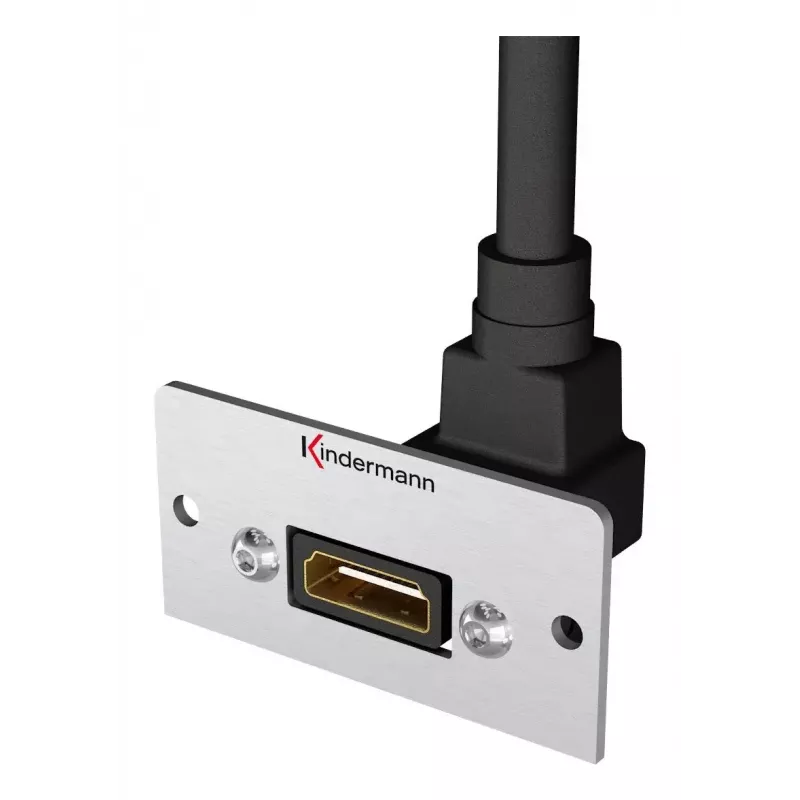 Kindermann Konnect 50 alu HDMI-liitäntä, modulaarinen etulevy, kiinnitettävä