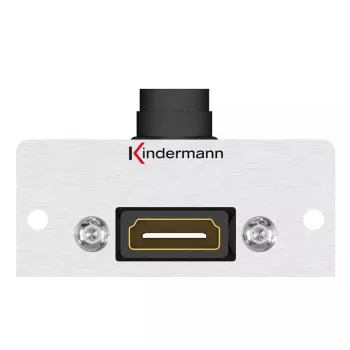 Kindermann Konnect 50 alu HDMI-liitäntä, modulaarinen etulevy, kiinnitettävä