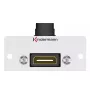 Kindermann Konnect 50 alu HDMI-liitäntä, modulaarinen etulevy, kiinnitettävä