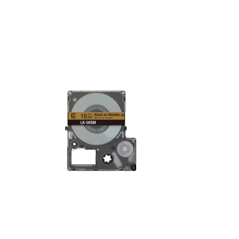 Tarrateippi Epson LK-5SBM musta hopea lämpösiirto 1,8 cm