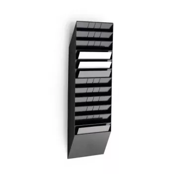 Esiteteline Durable FLEXIBOXX 12 lokeroa musta