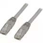 Verkkokaapeli Deltaco TP-611 RJ-45 Cat6 1,5m harmaa
