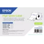 Epson kiiltävä tarra – esileikattu rulla: 76 mm × 127 mm, 250 tarraa