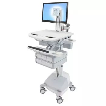 Multimediavaunu Ergotron StyleView alumiini harmaa valkoinen