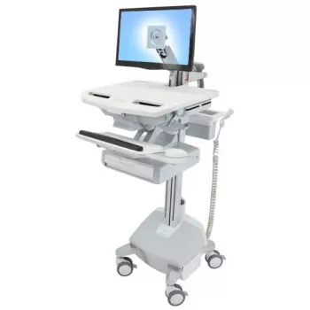 Multimediavaunu Ergotron StyleView alumiininharmaa valkoinen