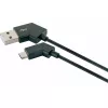 USB-kaapeli Schwaiger LKW 120 M 1,2 m USB A - Micro-USB B musta