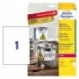 Itseliimautuva tulostintarra Avery L4775-8
