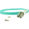 Kuitukaapeli BlueOptics AJ833A 0,5 m LC OM3 aqua