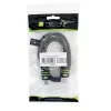 Techly 0,5 m High-Speed-HDMI-kaapeli Ethernetillä A/A M/M musta ICOC HDMI-4-005