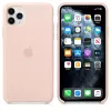 Suojakotelo Apple iPhone 11 Pro Max silikonikuori Pink Sand