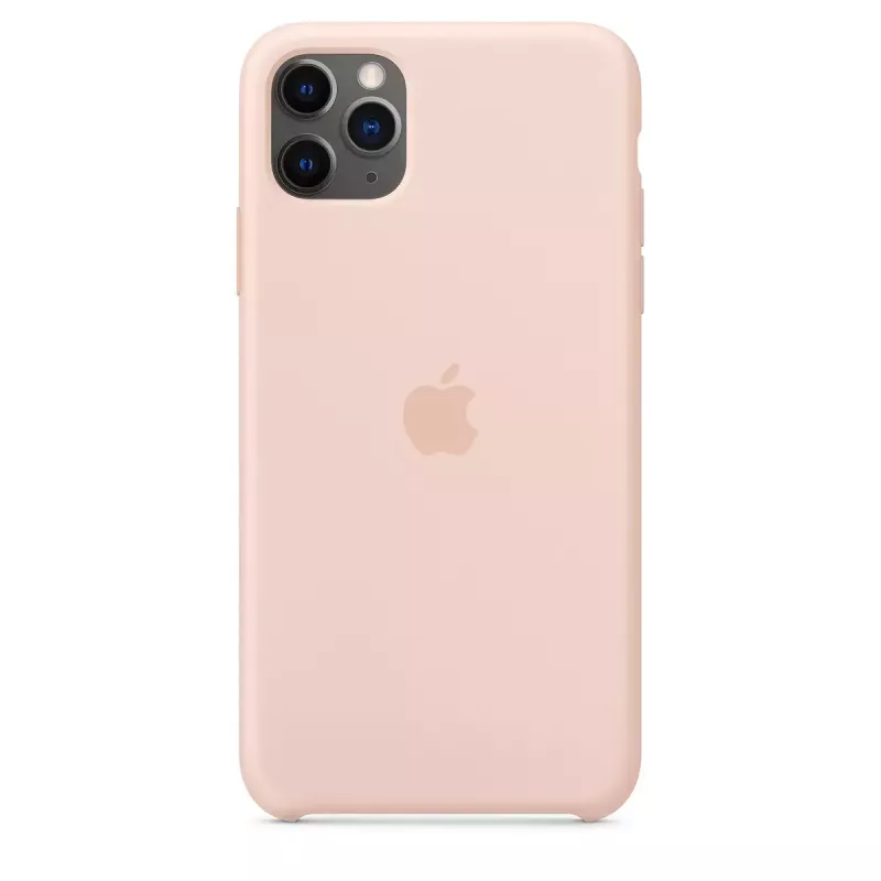 Suojakotelo Apple iPhone 11 Pro Max silikonikuori Pink Sand