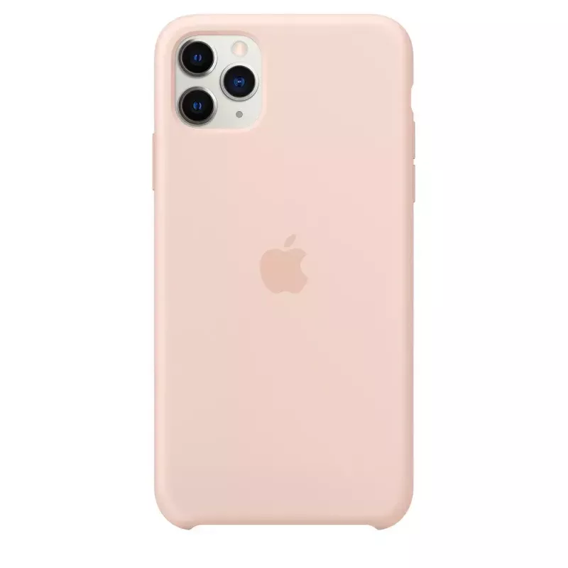 Suojakotelo Apple iPhone 11 Pro Max silikonikuori Pink Sand