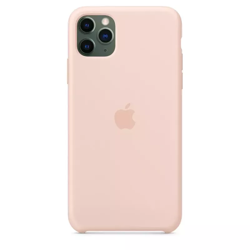 Suojakotelo Apple iPhone 11 Pro Max silikonikuori Pink Sand