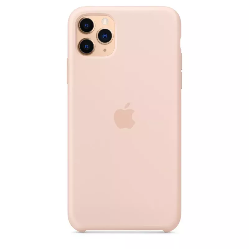 Suojakotelo Apple iPhone 11 Pro Max silikonikuori Pink Sand