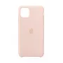 Suojakotelo Apple iPhone 11 Pro Max silikonikuori Pink Sand