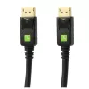 Techly audio/kuva DisplayPort-kaapeli M/M 2 m musta ICOC DSP-A-020