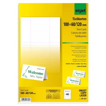 Tarttumattomat tulostintarrat Sigel DP047