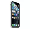 Silikonikuori Apple iPhone 11 Pro Max - silikoni, valkoinen, sopii 6,5 tuuman näytölle