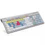 Näppäimistö Logickeyboard LKB-CBASE-AJPU-DE Office USB QWERTZ saksa monivärinen