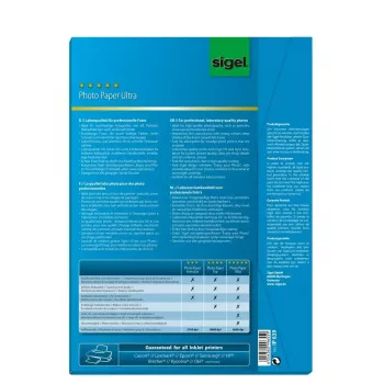 tulostinpaperi A4 Sigel IP639 kiiltävä 50 arkkia valkoinen
