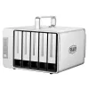 TerraMaster D5 Thunderbolt 3 -kiintolevyjärjestelmä 0 TB työpöytä harmaa