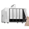 TerraMaster D5 Thunderbolt 3 -kiintolevyjärjestelmä 0 TB työpöytä harmaa