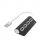 Hama USB-keskitin, 4 porttia, USB 2.0, 480 Mbit/s, musta