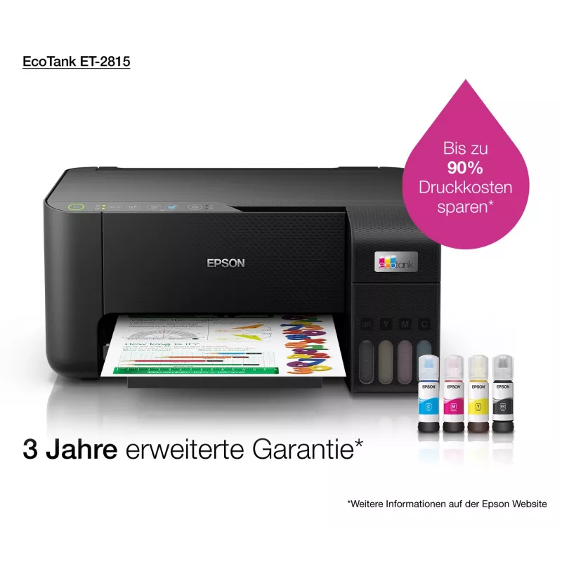 Monitoimitulostin Epson EcoTank ET-2815 mustesuihku väritulostus