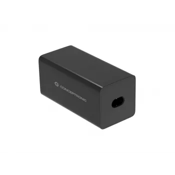 Conceptronic 6-porttinen 200W GaN USB PD -laturi USB-C-latauskaapelilla, USB-C x 4, USB-A x 2, QC 3.0, PD 3.1, PPS