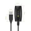 Techly SuperSpeed USB3.0 aktiivinen jatkokaapeli 5m musta ICUR3050