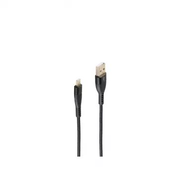 Lightning-kaapeli 1m ShiverPeaks BS20-73025 musta