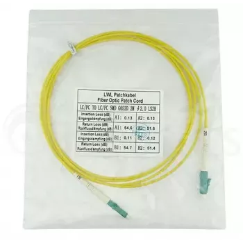 BlueOptics SFP2121BU1MM InfiniBand kuituoptinen kaapeli 1m LC keltainen