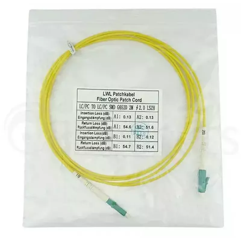 BlueOptics SFP2121BU1MM InfiniBand kuituoptinen kaapeli 1m LC keltainen