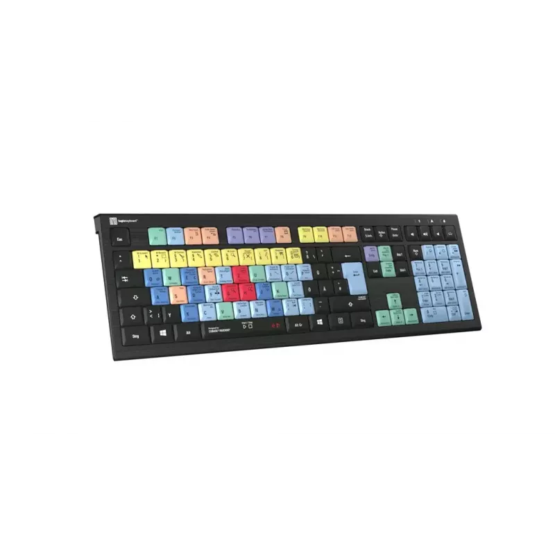 Näppäimistö Logickeyboard LKB-CBASE-A2PC-DE universaali USB QWERTZ saksa musta