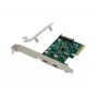Conceptronic EMRICK 2-porttinen USB 3.2 Gen 2 Type-C PCIe-kortti