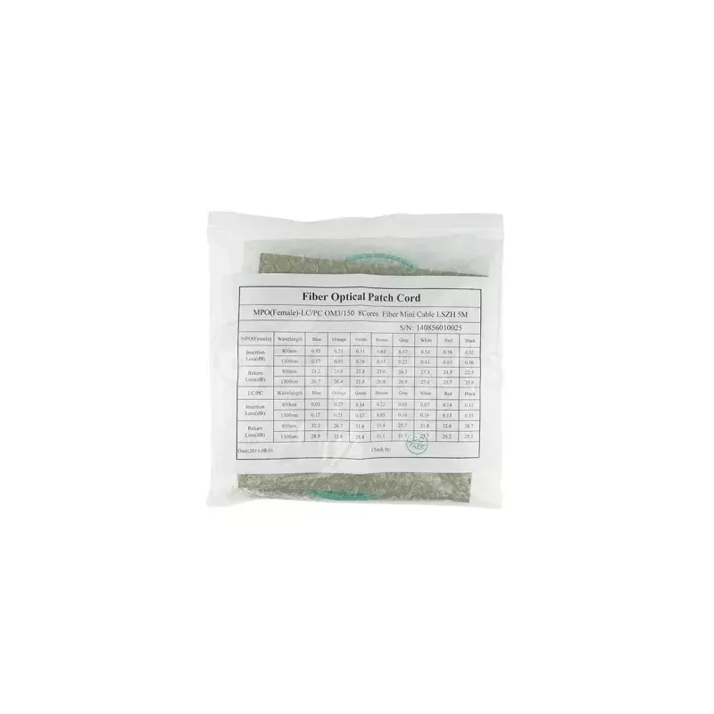 Kuitukaapeli BlueOptics CBL-MPO12-4LC-OM3-1M-BO MPO 4x LC/LC 1m