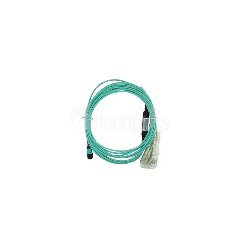 Kuitukaapeli BlueOptics CBL-MPO12-4LC-OM3-1M-BO MPO 4x LC/LC 1m