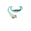 Kuitukaapeli BlueOptics CBL-MPO12-4LC-OM3-1M-BO MPO 4x LC/LC 1m