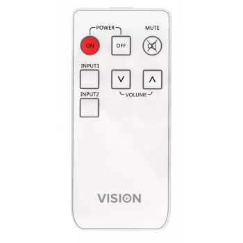 Äänenvahvistin Vision TC3-AMP 2.0 kanavaa kotikäyttöön valkoinen