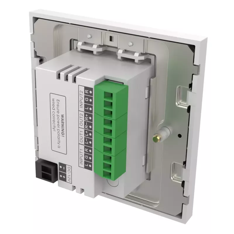 Äänenvahvistin Vision TC3-AMP 2.0 kanavaa kotikäyttöön valkoinen