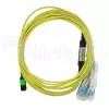 MPO-4xLC yksimuotopatchkaapeli BlueOptics CBL-MPO12-4LC-SMF-2M 2 m G.657.A1