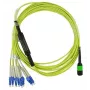 MPO-4xLC yksimuotopatchkaapeli BlueOptics CBL-MPO12-4LC-SMF-2M 2 m G.657.A1