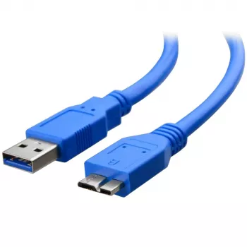 Techly USB 3.0 Superspeed kaapeli A / Micro B 2 m sininen ICOC MUSB3-A-020