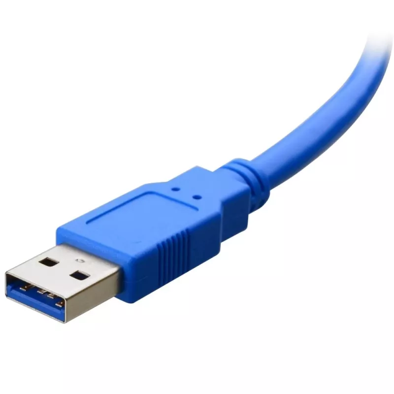 Techly USB 3.0 Superspeed kaapeli A / Micro B 2 m sininen ICOC MUSB3-A-020