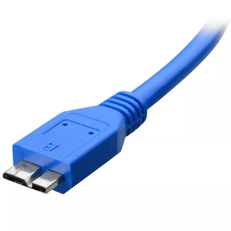 Techly USB 3.0 Superspeed kaapeli A / Micro B 2 m sininen ICOC MUSB3-A-020