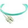 BlueOptics LC-SC monimuoto OM3 duplex-valokuitupatchkaapeli, LC-UPC/SC-UPC, 1 m, beige (Corning 055702K512000001M -yhteensopiva)